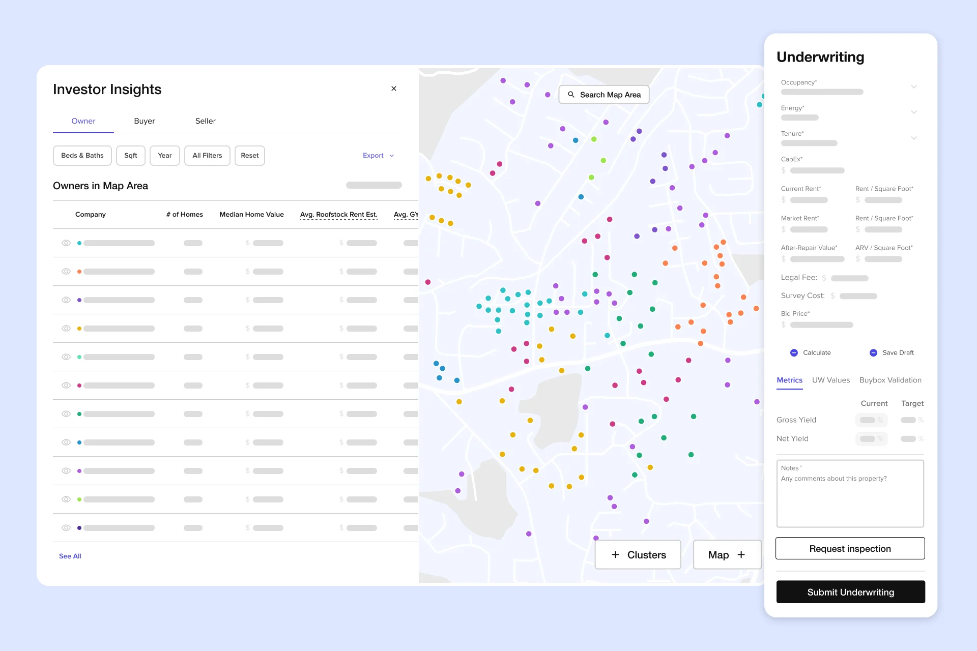 Rental Genome underwriting tool