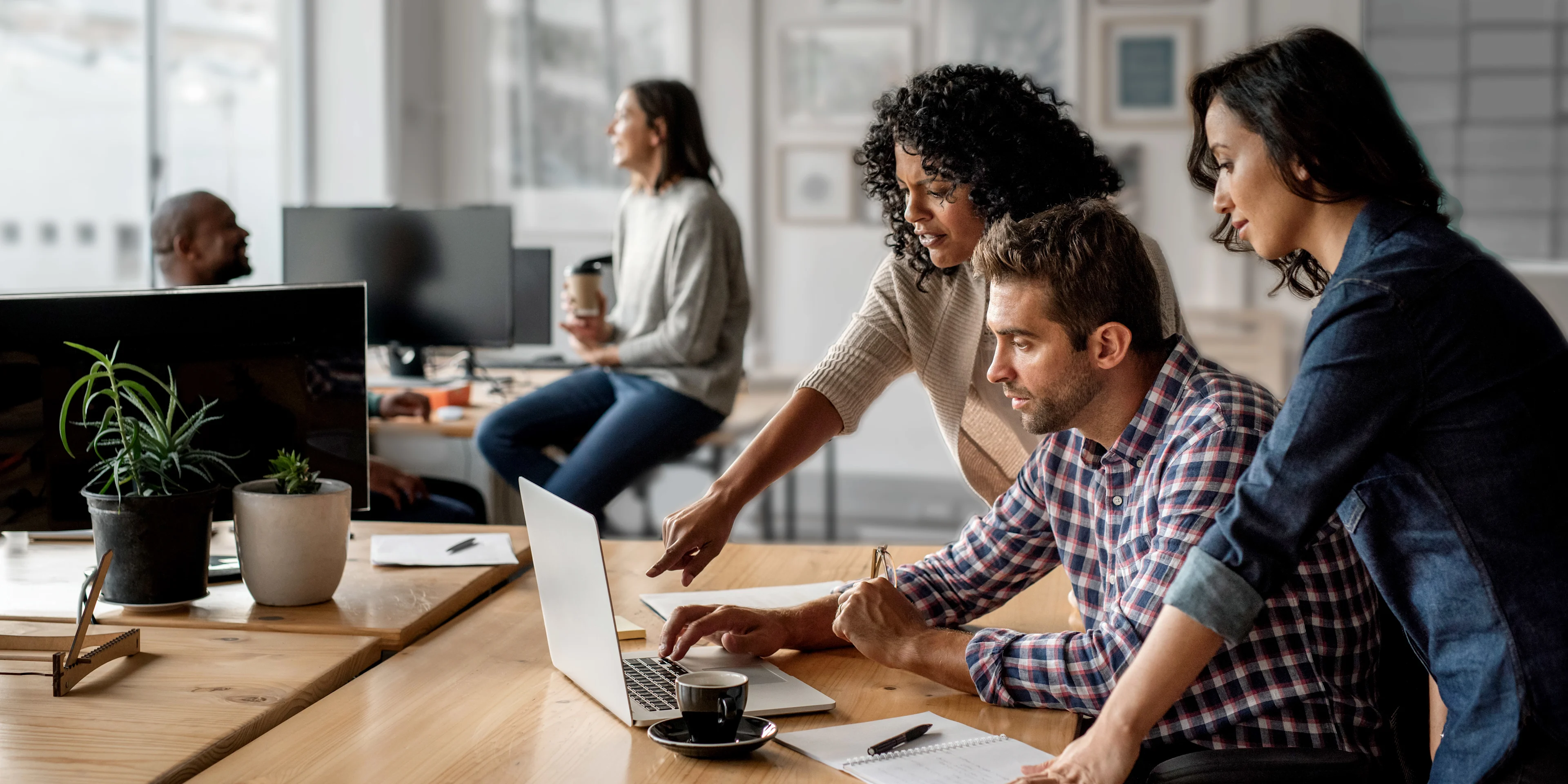 Team working together