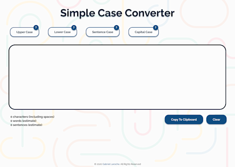 Simple Case Converter