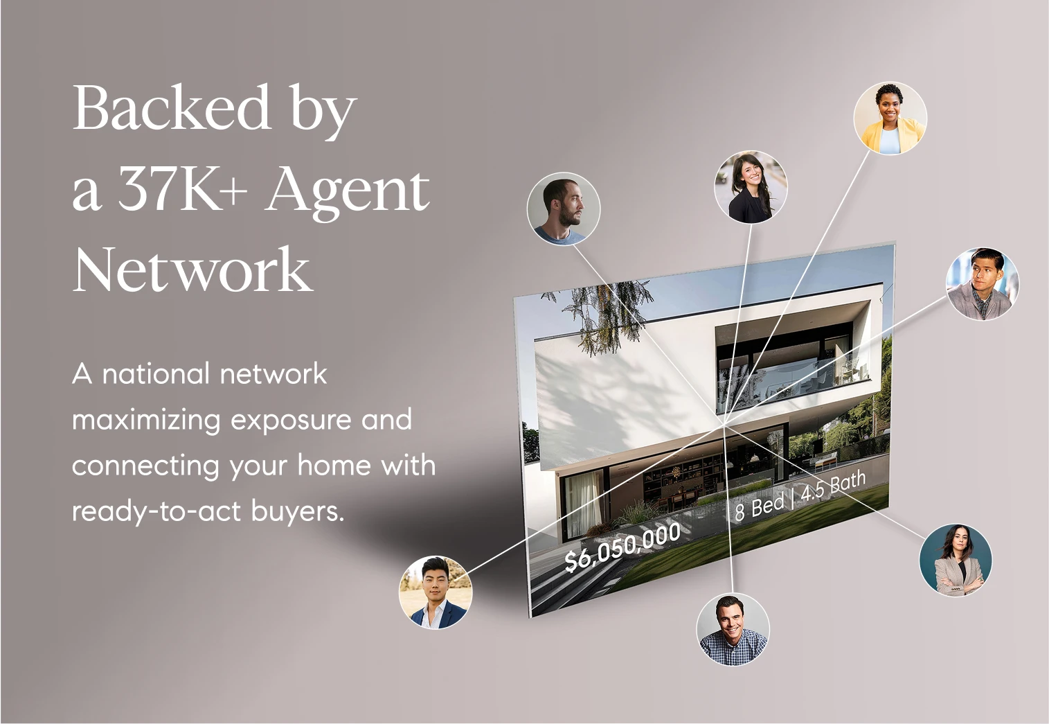 Backed by a 37K+ Agent Network