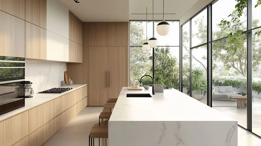 Modern kitchen, illustrating the full launch phase
