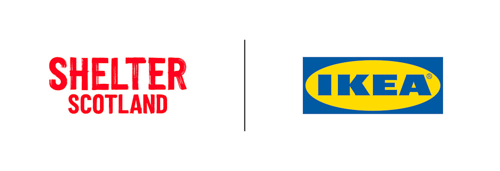 IKEA and Shelter Scotland logo