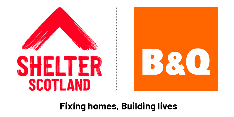 B&Q and Shelter Scotland Logo