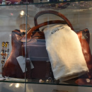 A brown leather Chloé “Edith” handbag.