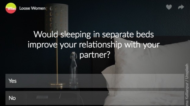 Would Sleeping In Separate Beds Improve Your Relationship With Your Partner Loose Women