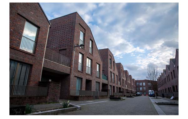 A street of social housing.