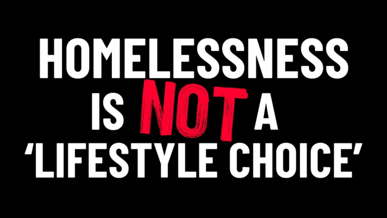 Homelessness is not a lifestyle choice - Shelter England