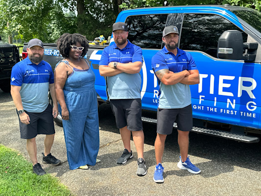 Top Tier Roofing team at work