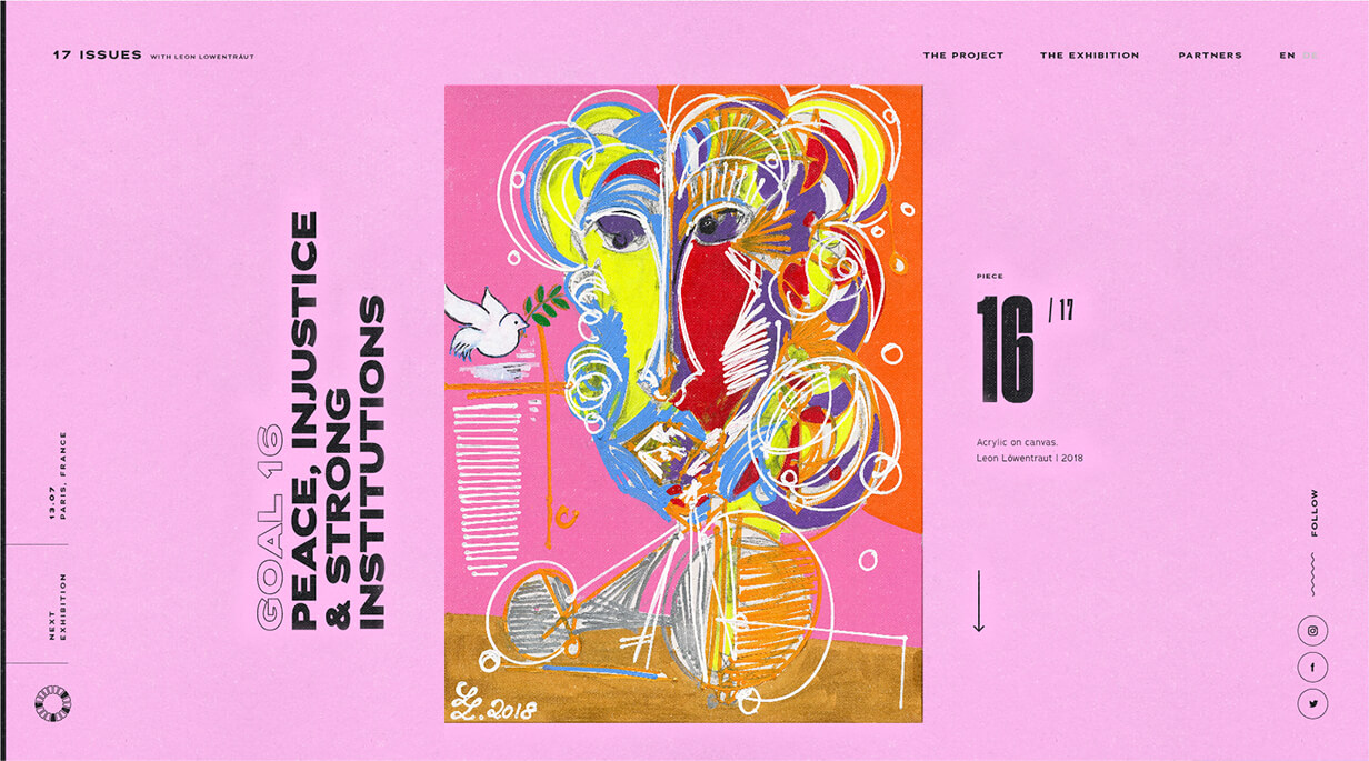 Interactive petition for the UN Global Goals - by denkwerk for the YOU Foundation