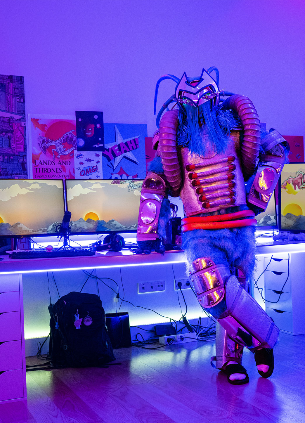 Kampagnenprotagonist Shiroi erfüllt sich seinen Traum vom Gaming Paradies mit easyCredit.