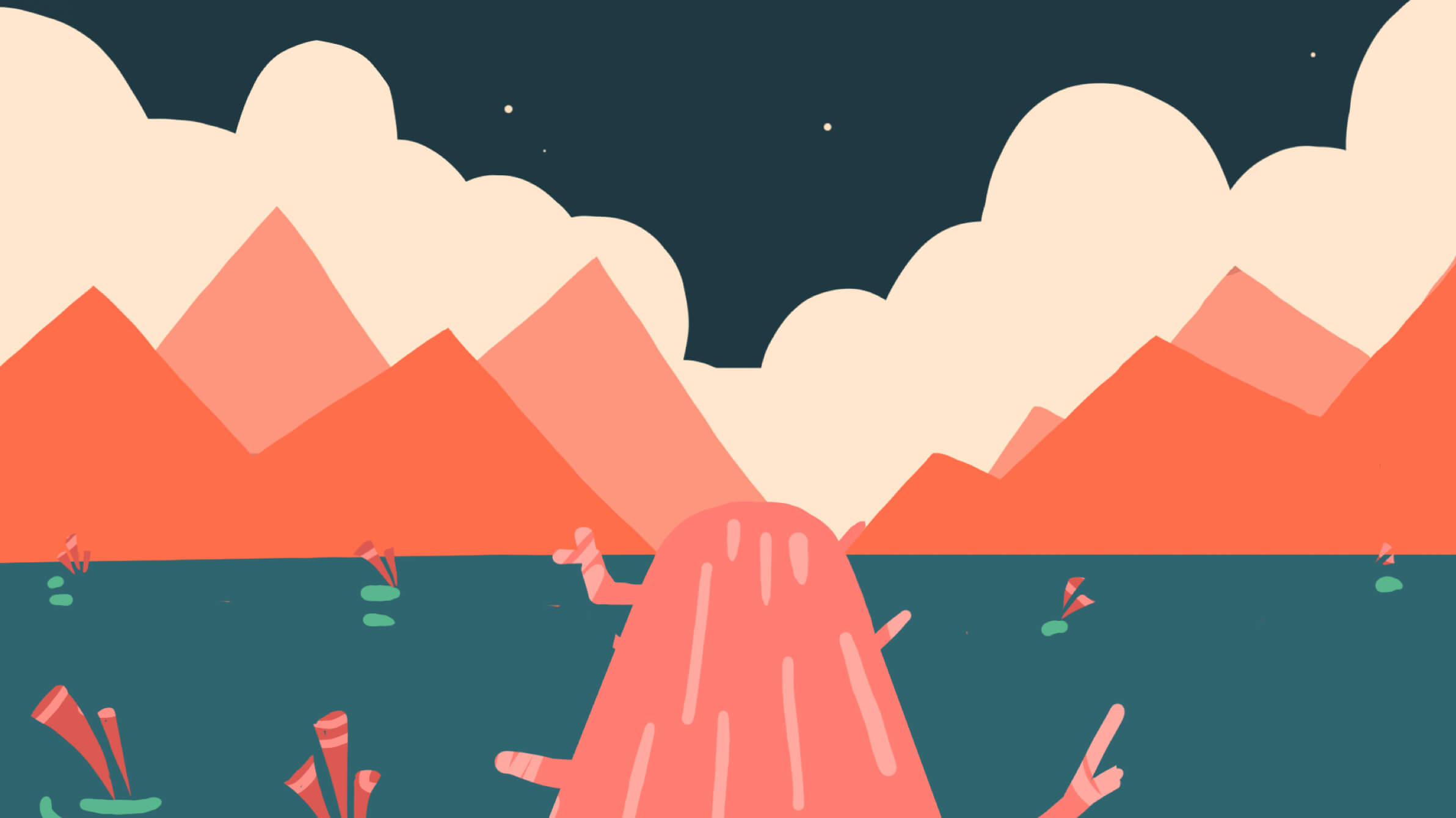 Die ersten Moodboards zum Mobile Game Jinxed Road