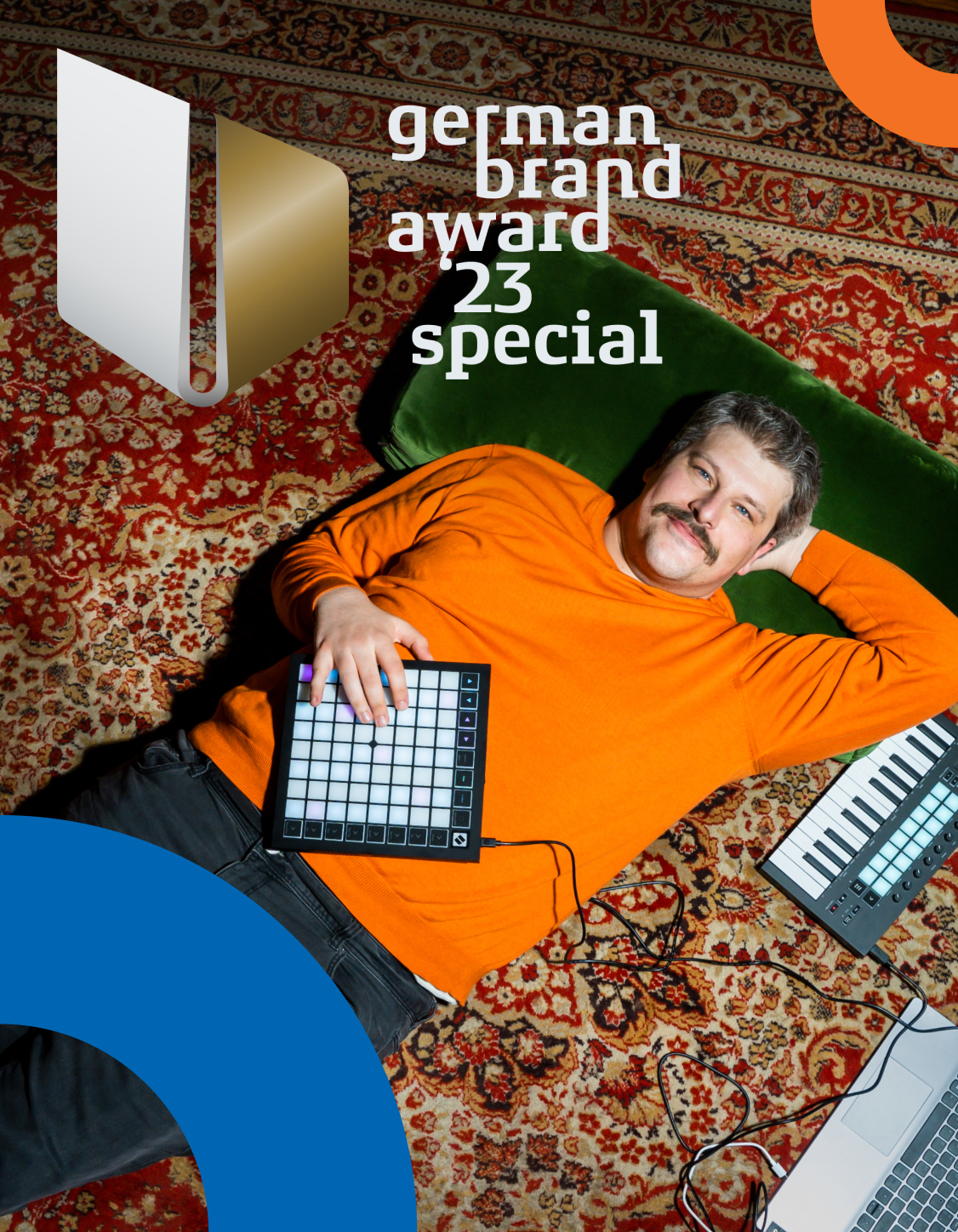 Campaign image with German Brand Award logo: Siggi can – he does