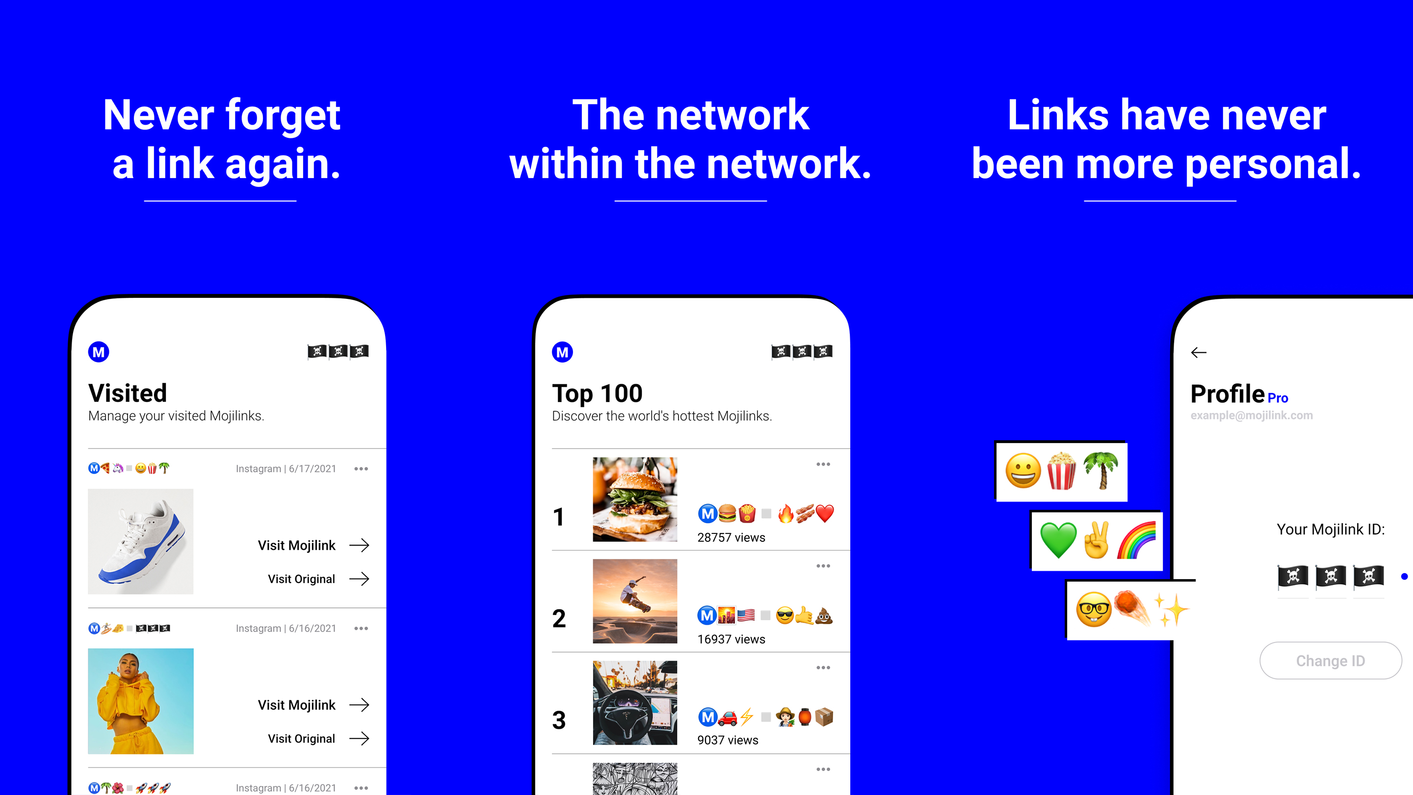 This is Mojilink - Mojilink App by denkwerk
