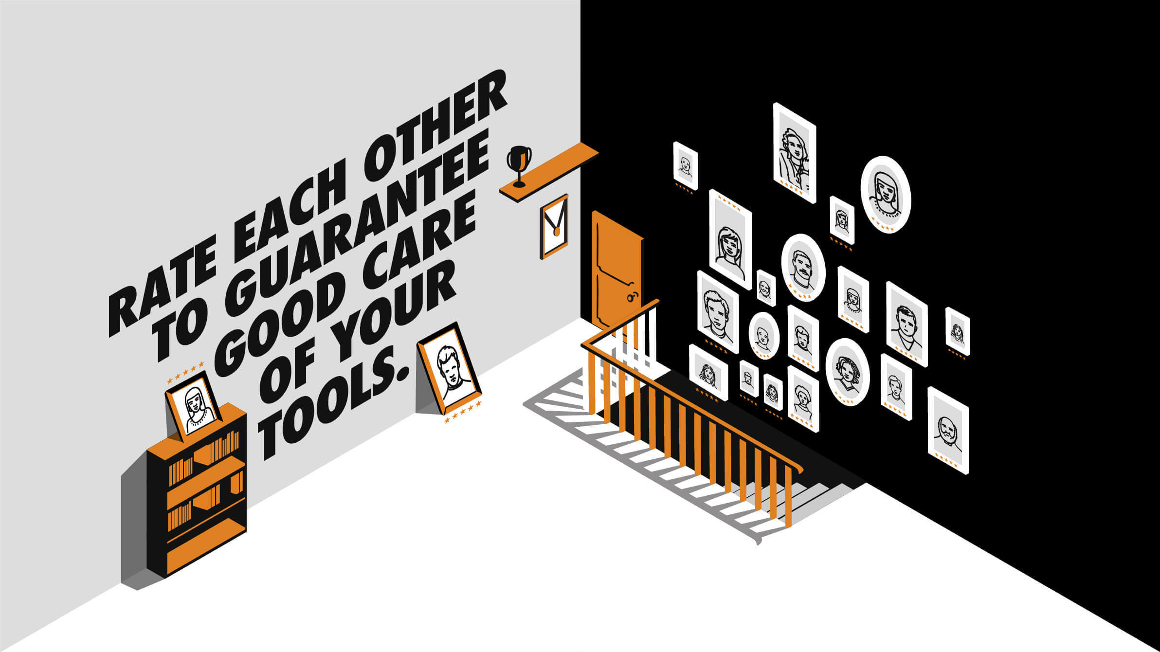 Produktinnovation Social Tools: Key-Visuals