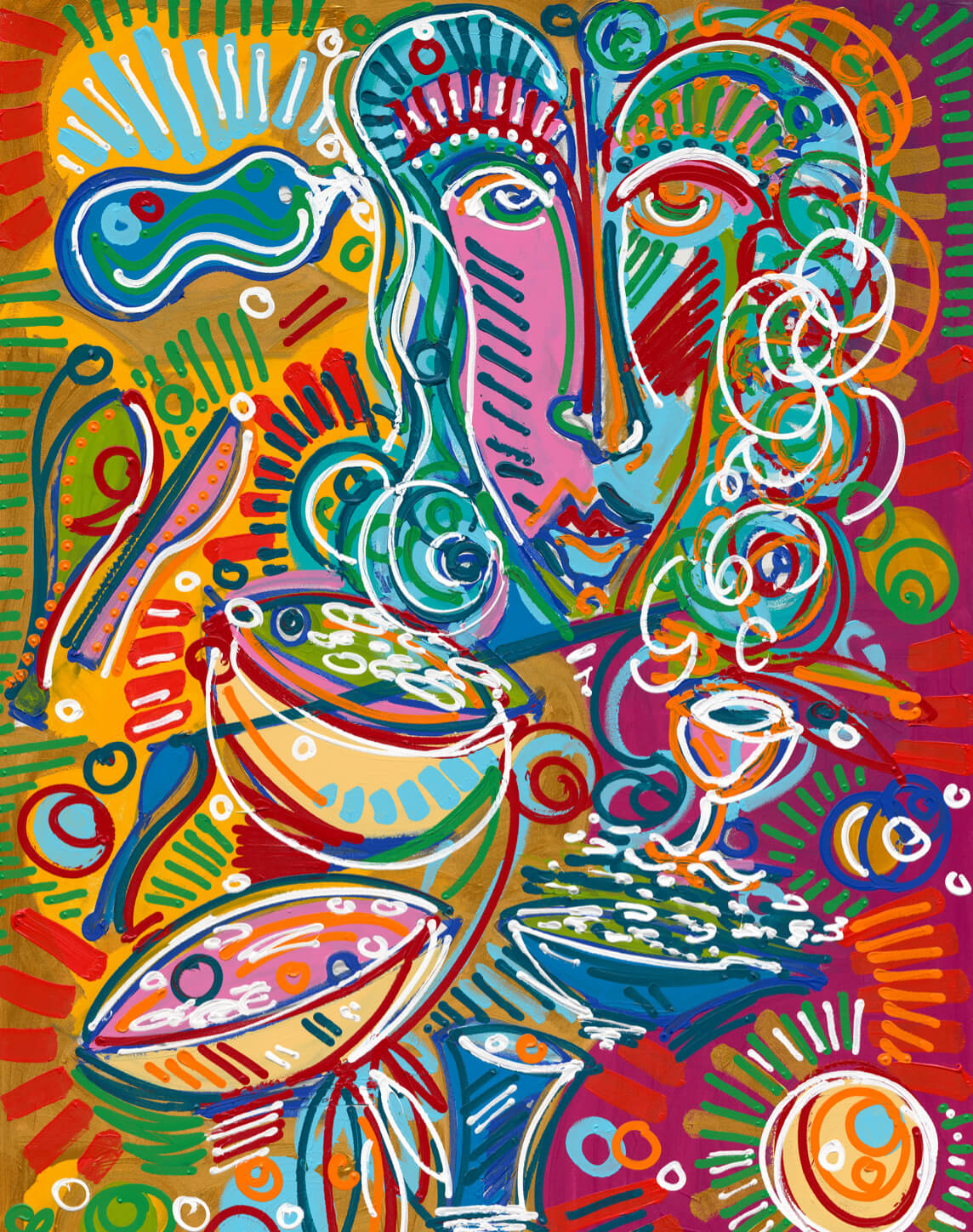 #Art4GlobalGoals: Painting from Leon Löwentraut 