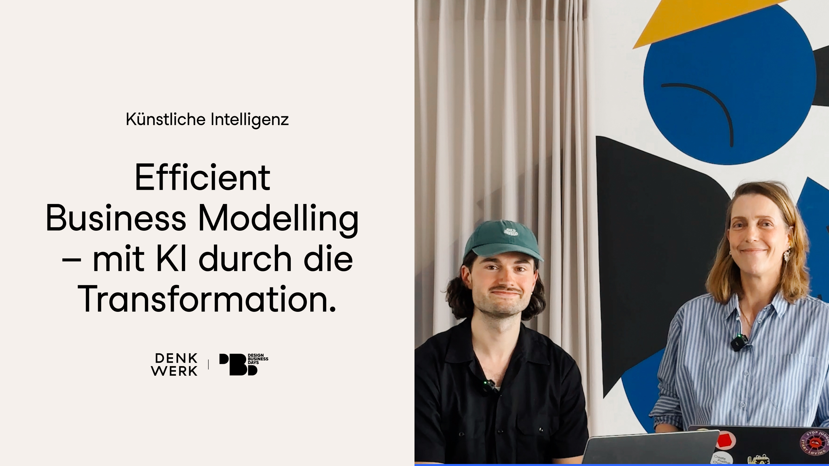 Susanne Junglas and Alexander Otto present “Efficient Business Modelling” - which accompanies the path to digital transformation .