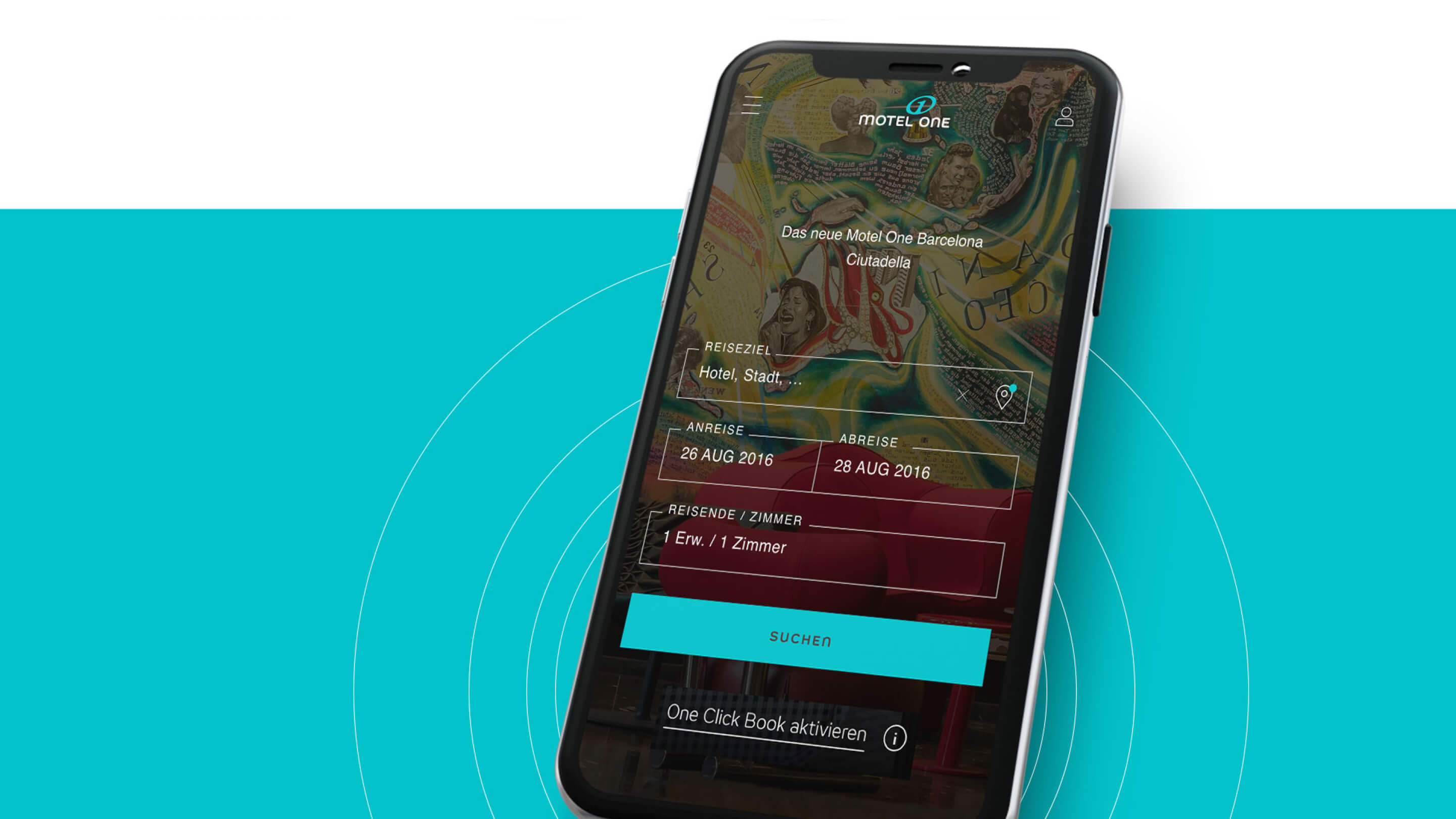 Motel One “One Click Book”: quick and easy bookings with a single click of the mouse 
