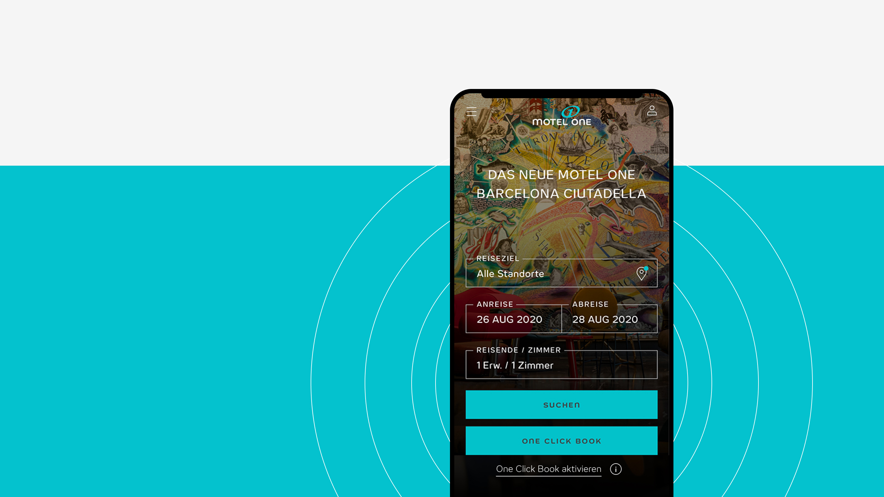 Motel One „One Click Book“: mit einem Klick schnell und einfach buchen 