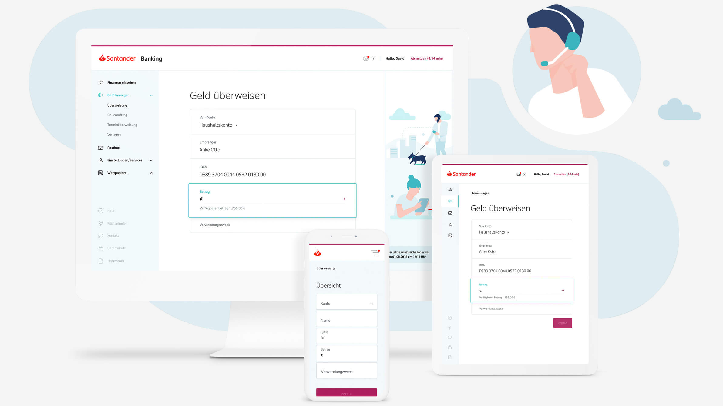 Digitale Transformation bei Santander: mit Design-Systemen zum neuen Onlinebanking