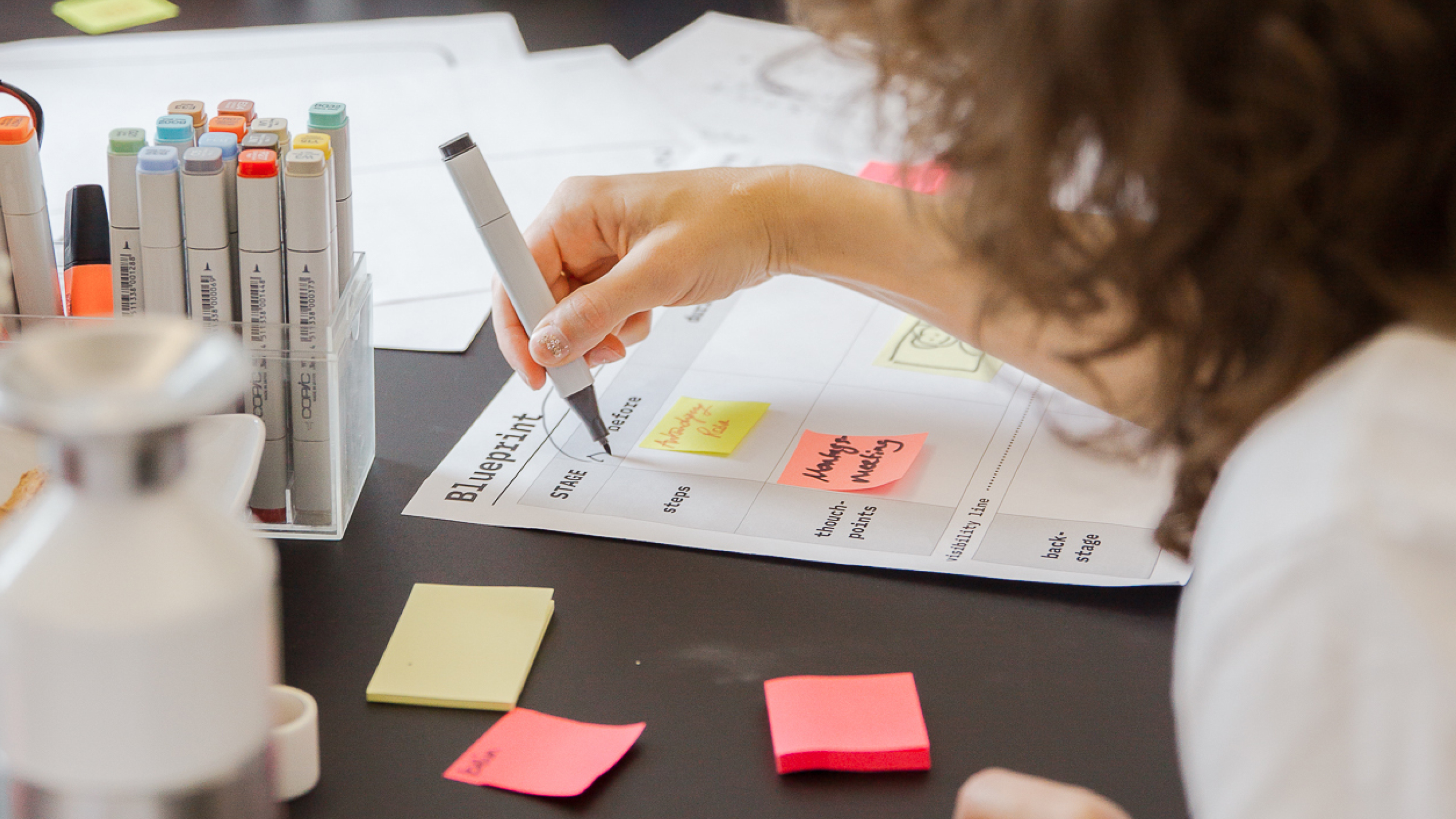 Beim Service-Design-Basic-Training lernen denkwerker:innen neue Methoden und Tools für die tägliche Arbeit.