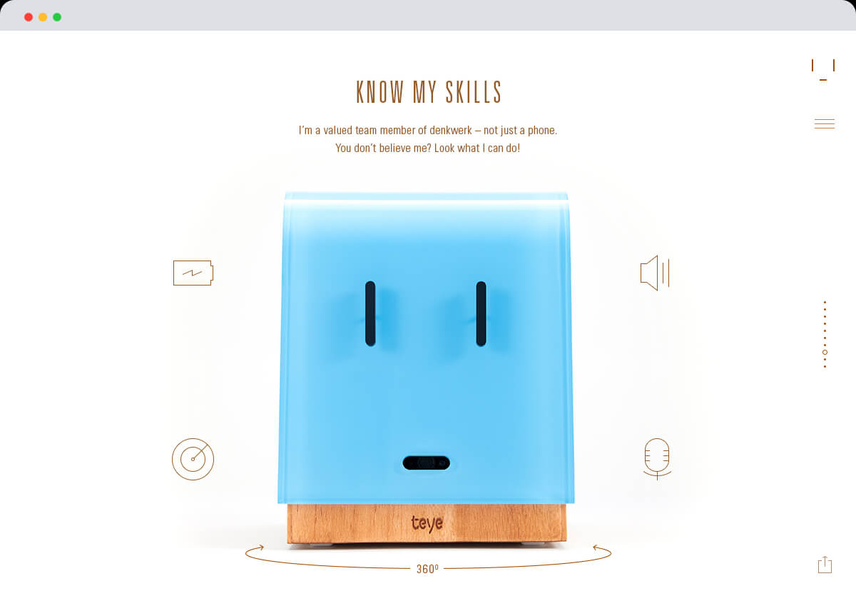 The website for the Teye VoIP telephone