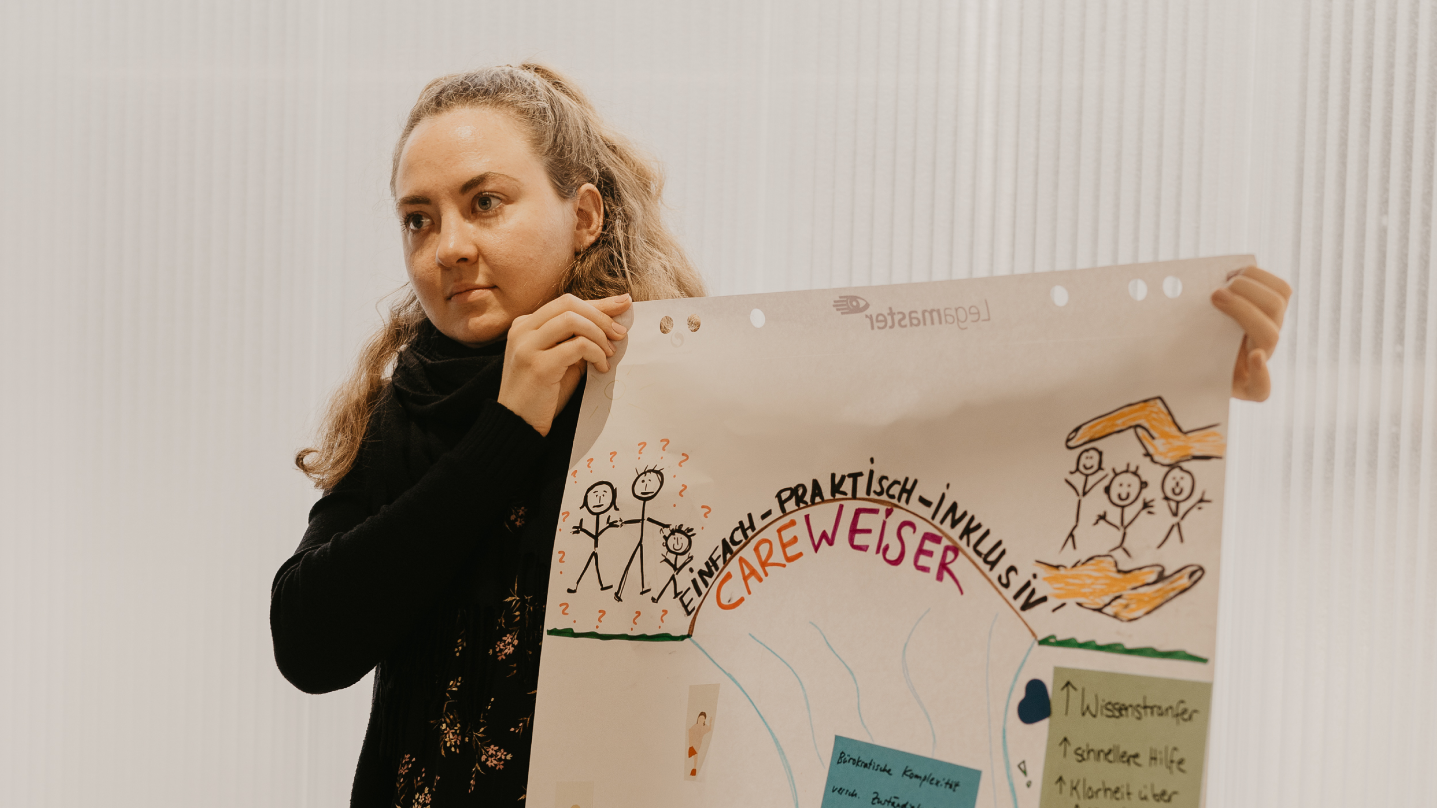 Together for better care for chronically ill children.  © Mateo Wastrak, Mediateo - Innovation Camp „Creative Care“ from Kompetenzzentrums Kultur- und Kreativwirtschaft des Bundes