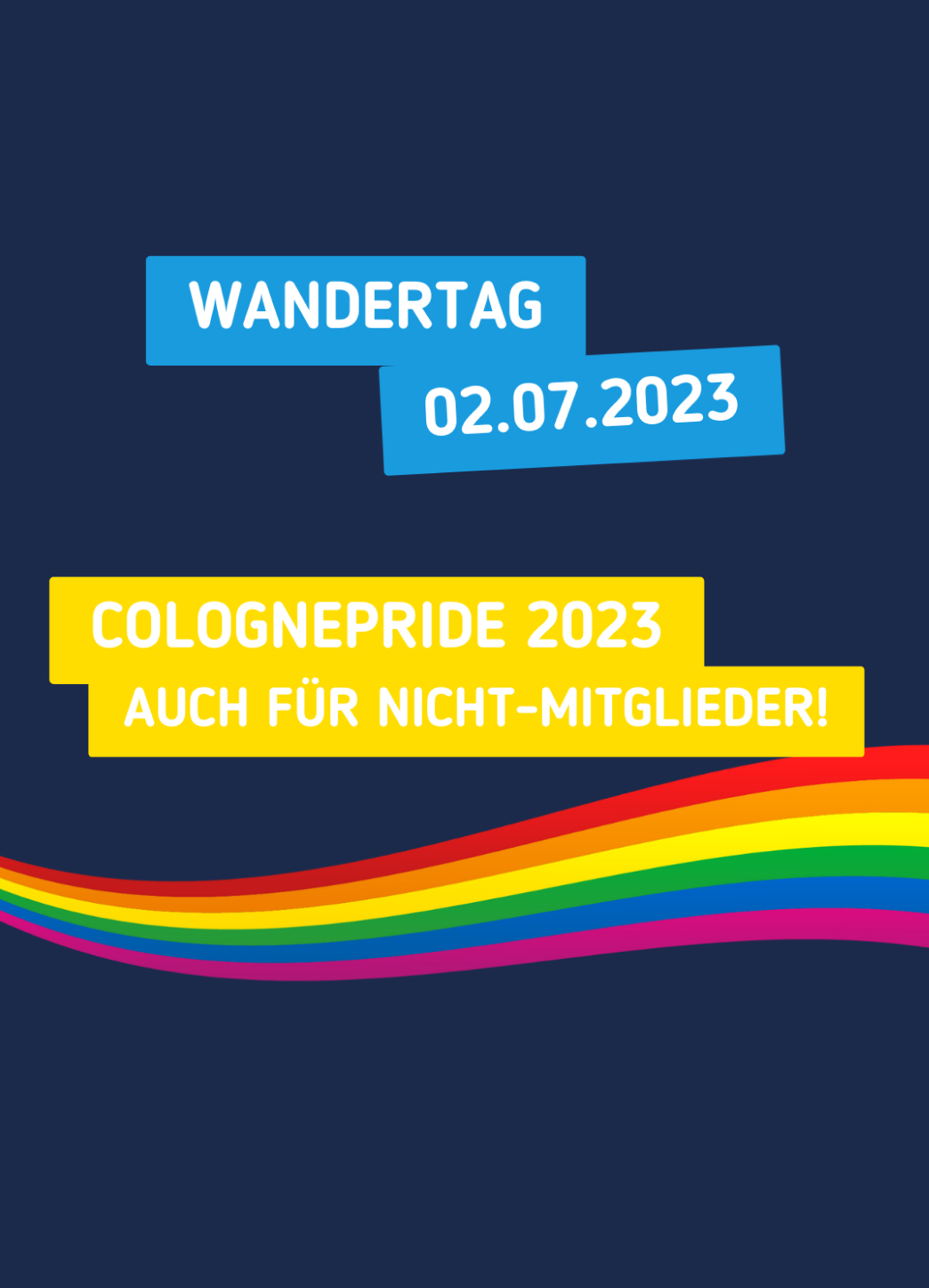 Instagram template with rainbow colored parts // SC Janus.