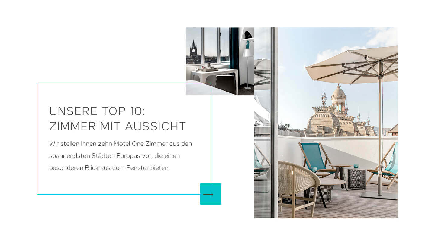 Motel One Relaunch: Webdesign