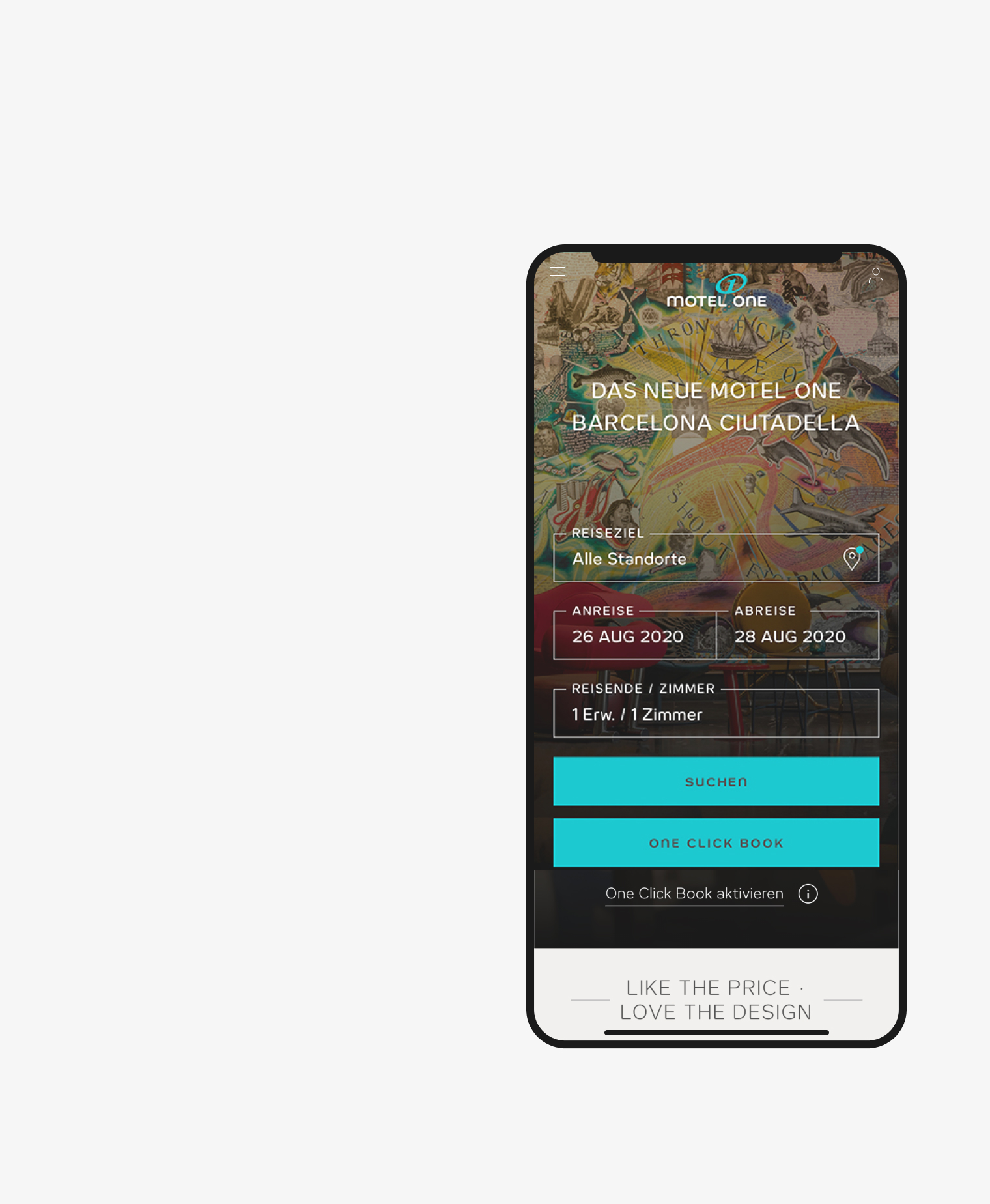 E-Commerce: die Motel One Webseite nach dem Relaunch