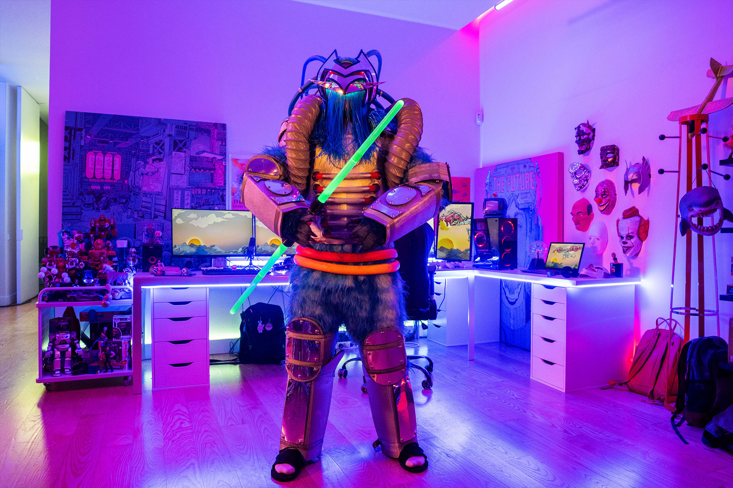 Kampagnenprotagonist Shiroi erfüllt sich seinem Traum vom Gaming Paradies dank easyCredit.