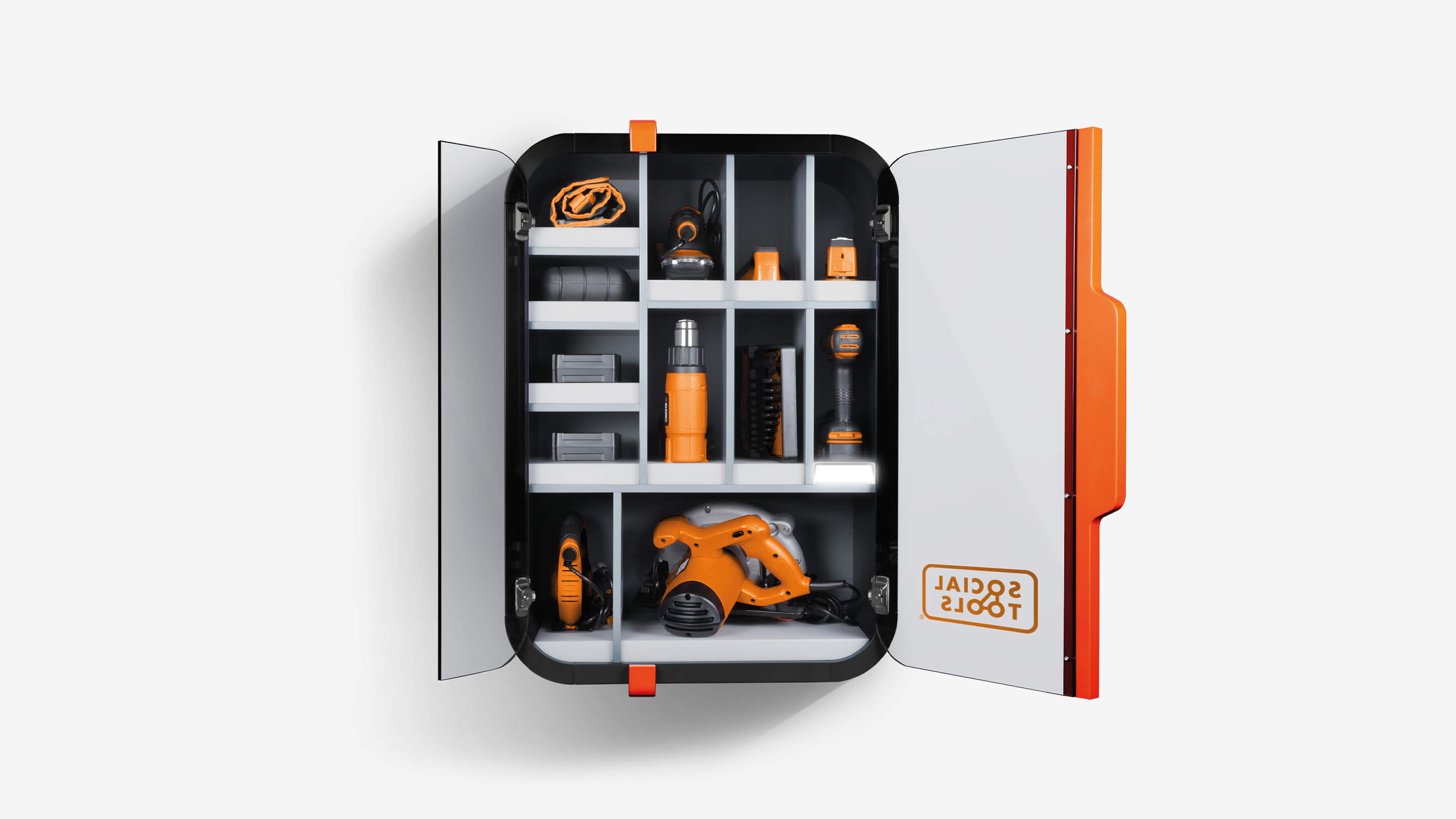 Social Tools: using tools together. The Black & Decker toolbox for the sharing economy