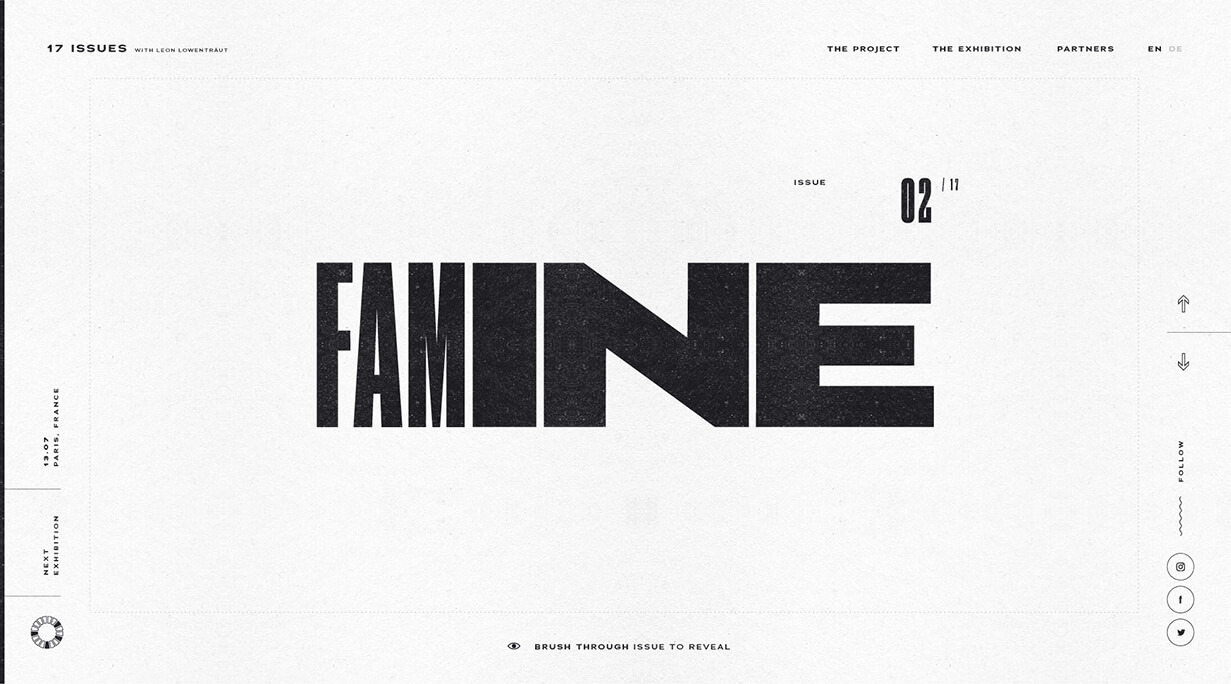 Famine - presented on the website Arts4GlobalGoals.com  - denkwerk for the YOU Foundation