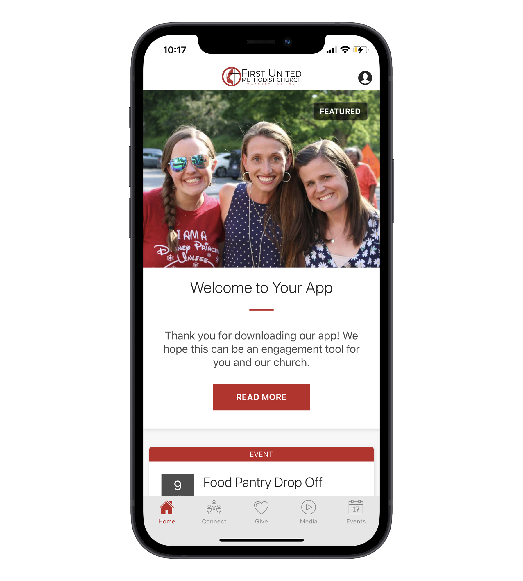 iphone 12 preview of fumc app