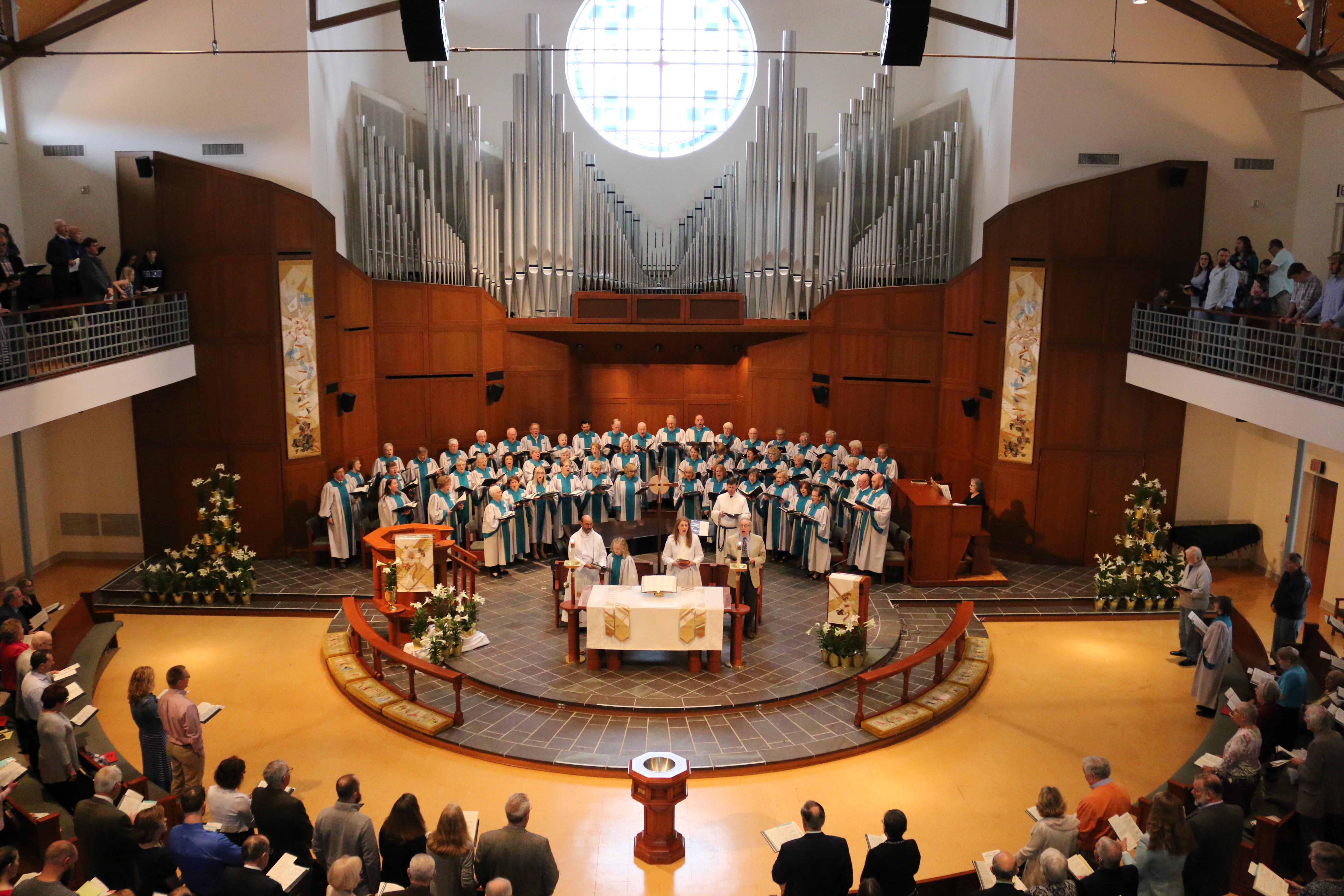 traditional worship service