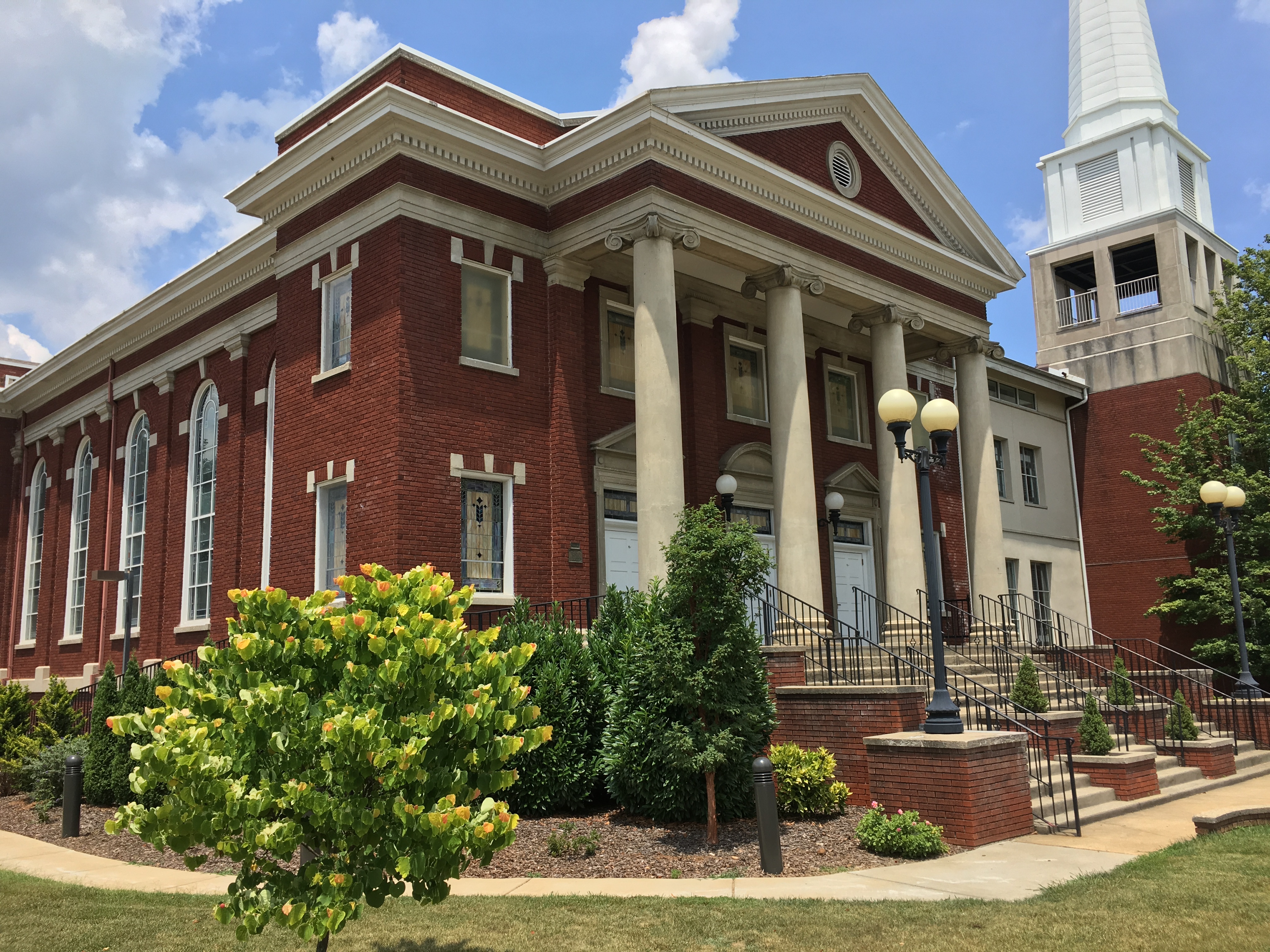 Exterior front of the building