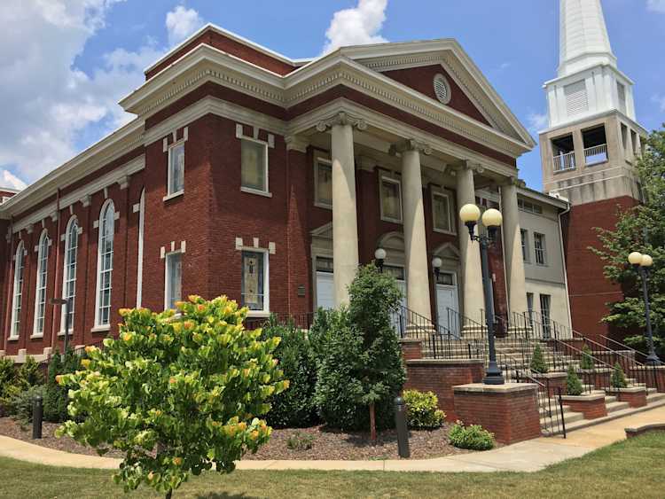 Exterior front of the building