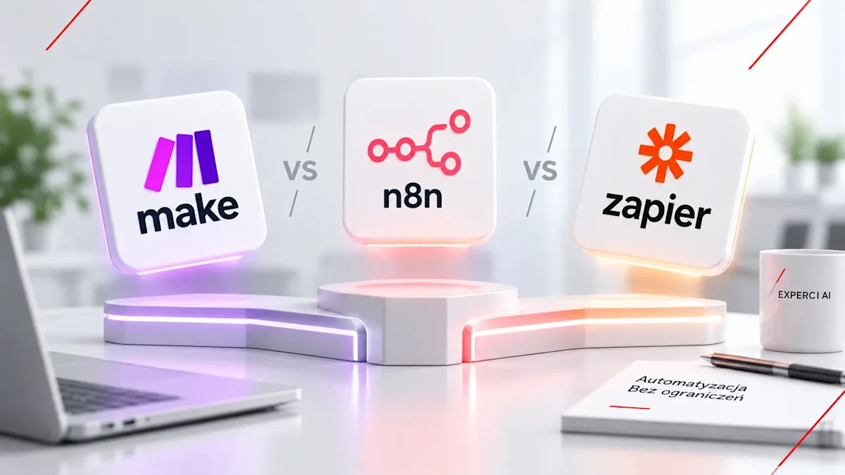 Make vs n8n vs Zapier: które narzędzie do automatyzacji firmy wybrać w 2026?