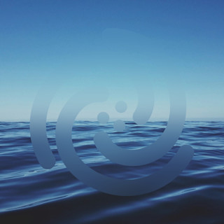 Full Waves icon over the ocean