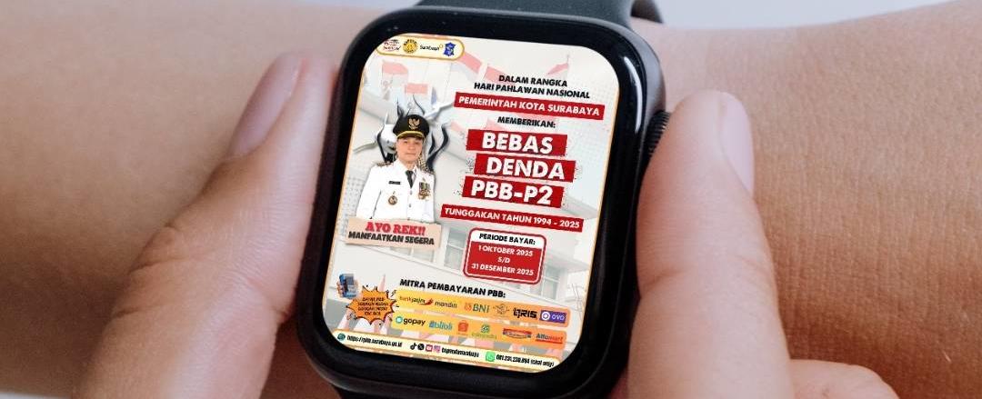Surabaya Perpanjang Program Bebas Denda PBB Hingga Akhir Tahun 2025