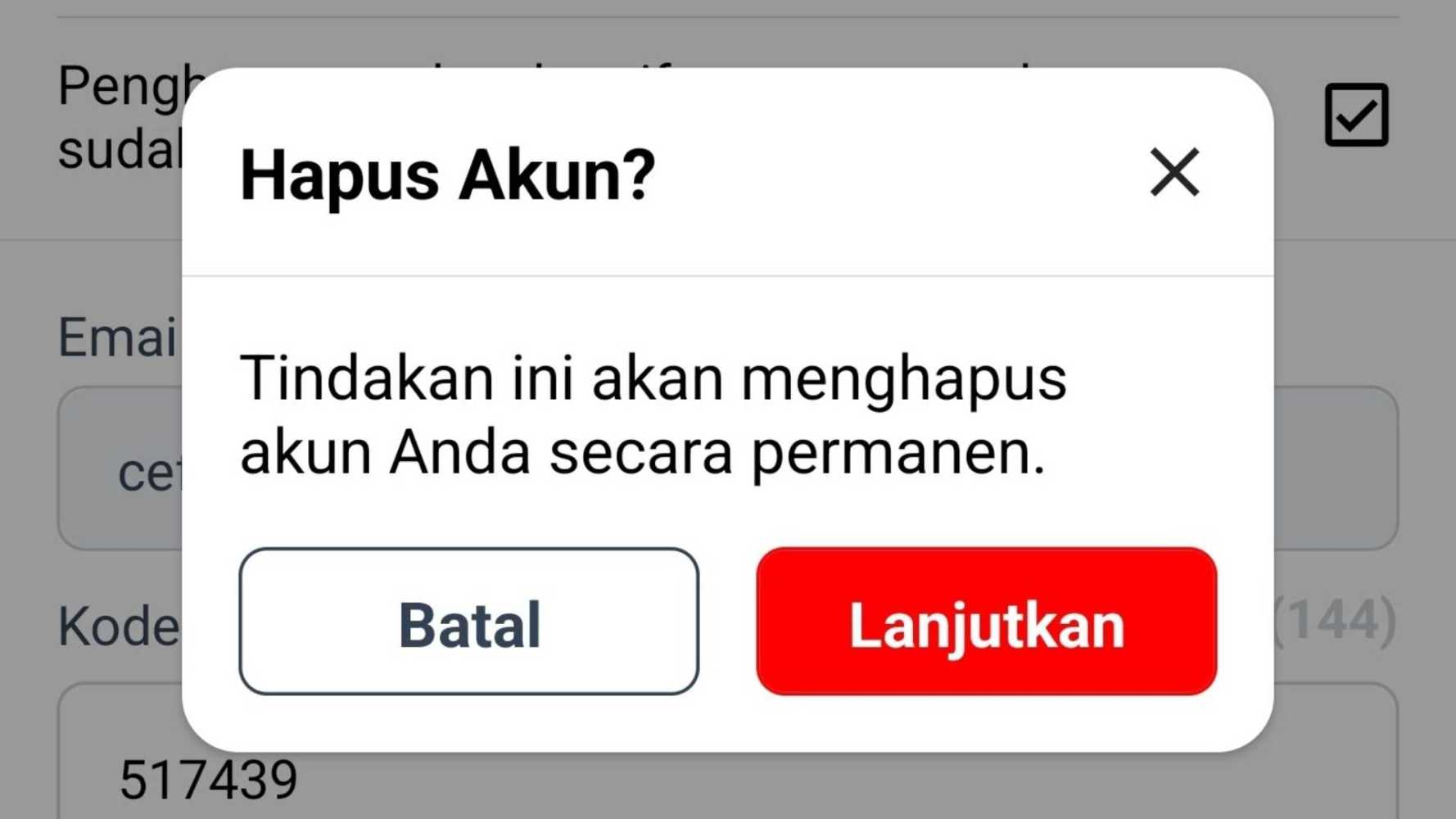 Panduan Menghapus Akun PajakInd