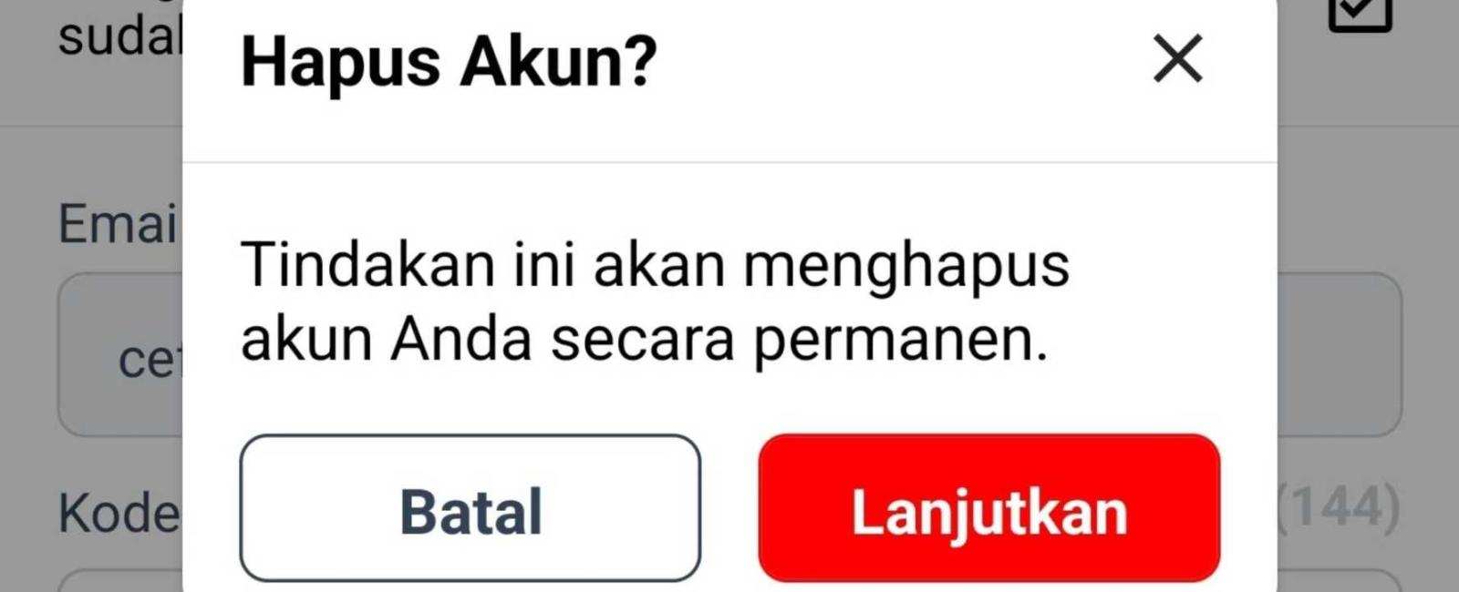 Panduan Menghapus Akun PajakInd