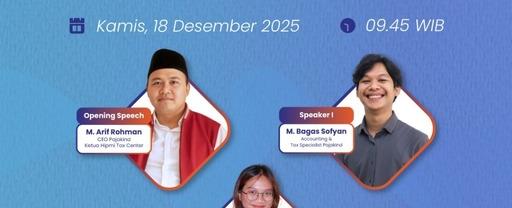 PajakInd, HIPMI Tax Center, dan Indopreneur Community Gelar Webinar Strategi Optimalisasi Pajak UMKM