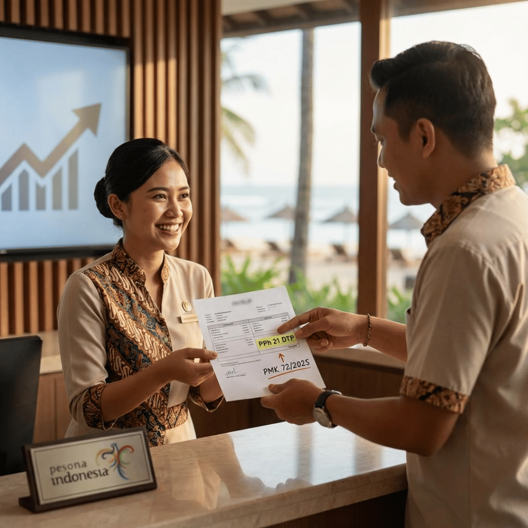 Stimulus Fiskal Diperluas, PPh Pasal 21 DTP untuk Sektor Pariwisata Melalui PMK 72/2025