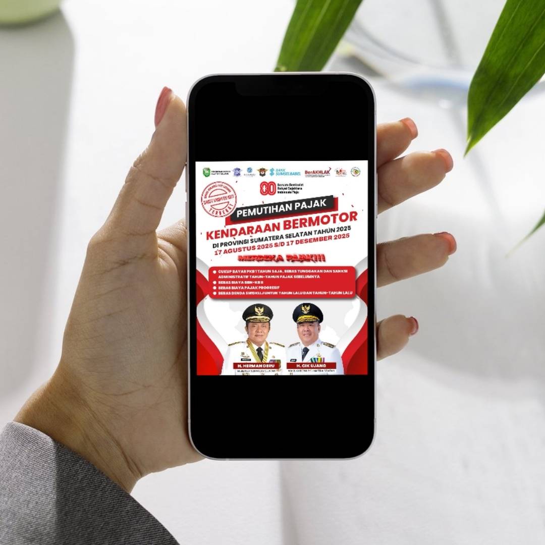 Jangan Lupa, Pemutihan Pajak Kendaraan Sumatera Selatan Berakhir 17 Desember 2025