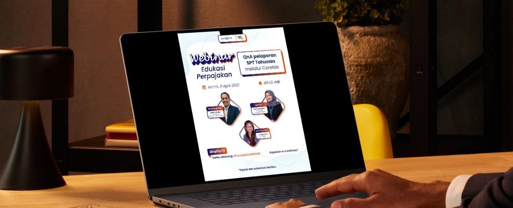 PajakInd Gelar Webinar QnA Solusi Kendala Lapor SPT Tahunan Melalui Coretax System