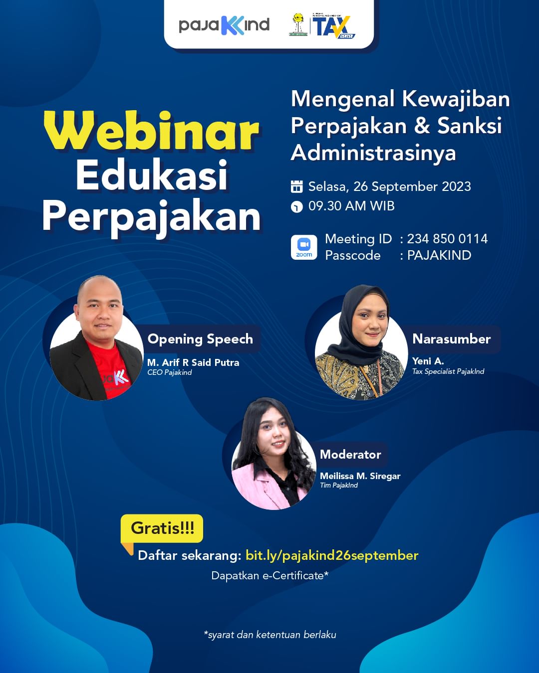 Webinar GRATIS Mengenal Kewajiban Perpajakan & Sanksi Administrasinya