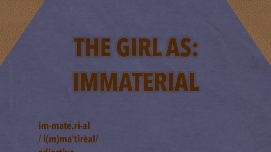 Cover Image for The Girl As: Immaterial