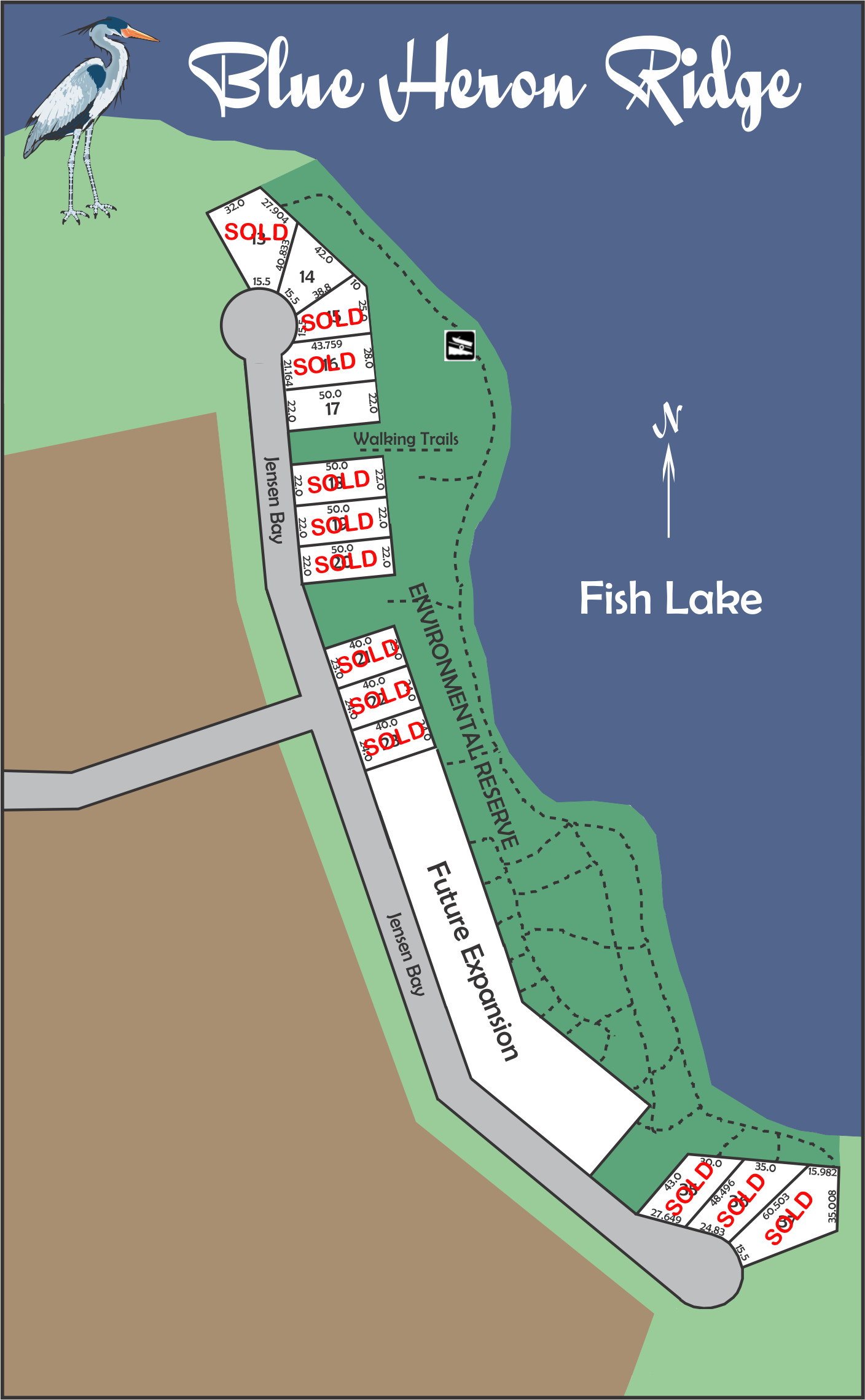 Blue Heron Ridge Map August 2025