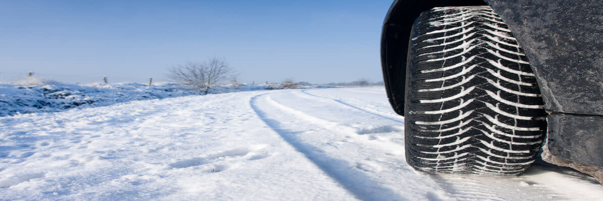 Tyre in snow