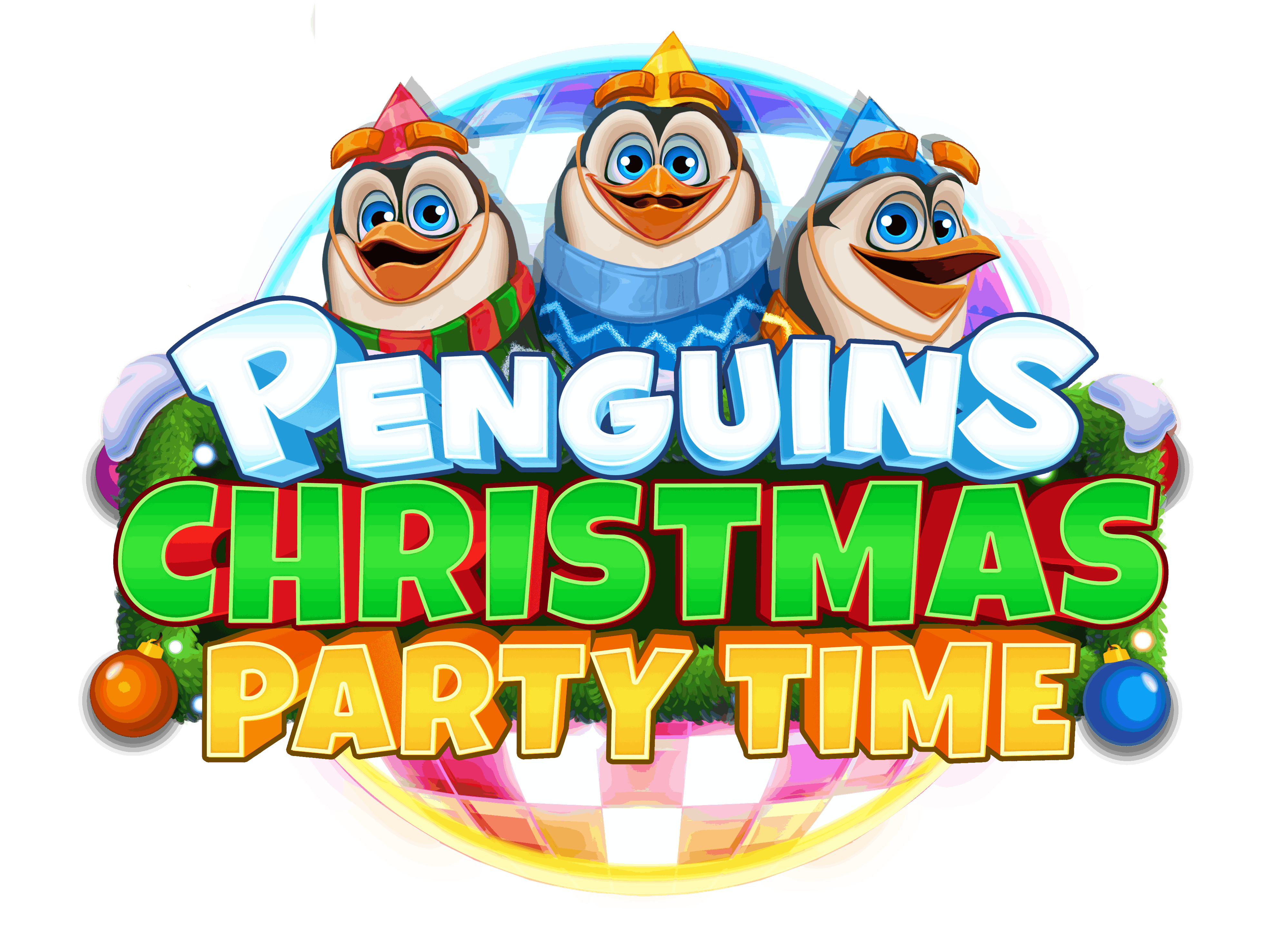 Penguins Christmas Party Time | ATG Casino